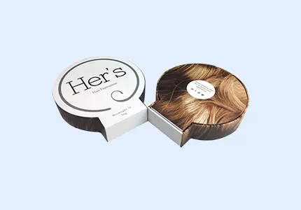 Round Hair Extension Packaging Boxes