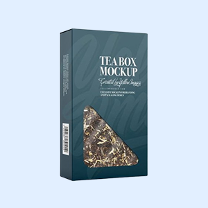 Tea Packaging Box with Window