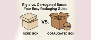 Read more about the article Rigid vs. Corrugated Boxes: Your Easy Packaging Guide